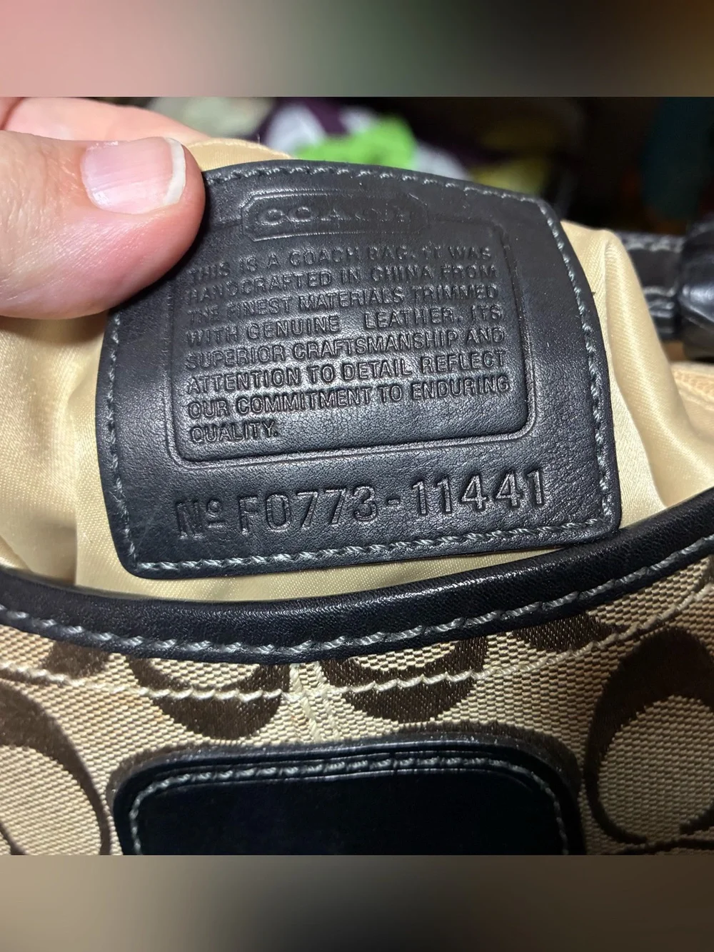 Coach Bleecker Legacy SoHo Bag